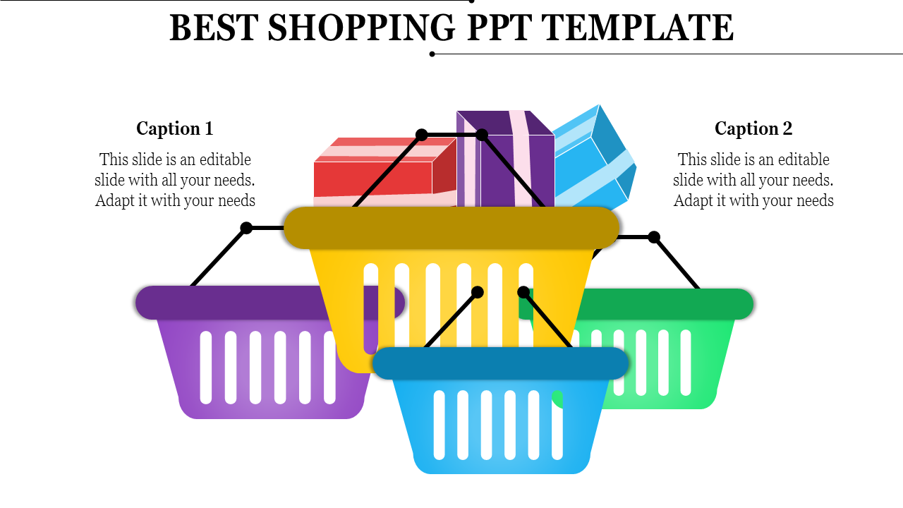 Best Shopping PowerPoint Template and Google Slides