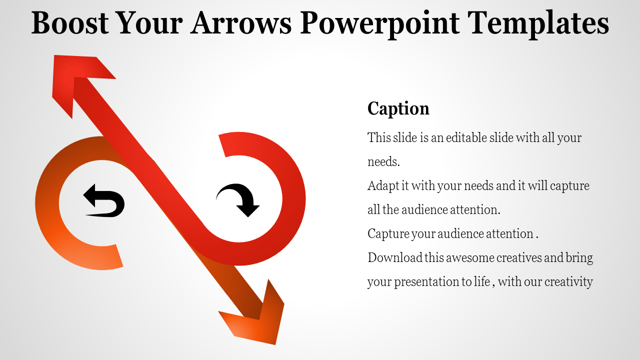 Engaging Arrows PowerPoint and Google Slides for Strategy