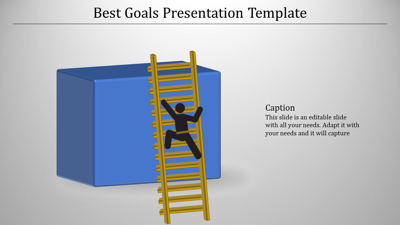 Efficient Goals Presentation Template for Milestone Setting