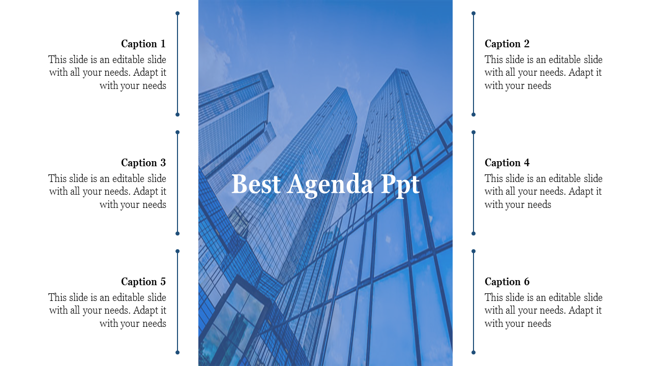 Innovative Agenda PPT Design Templates for Presentations