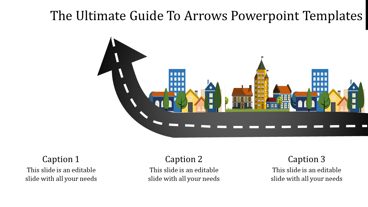 Editable Arrows PowerPoint Templates for Clear Navigation