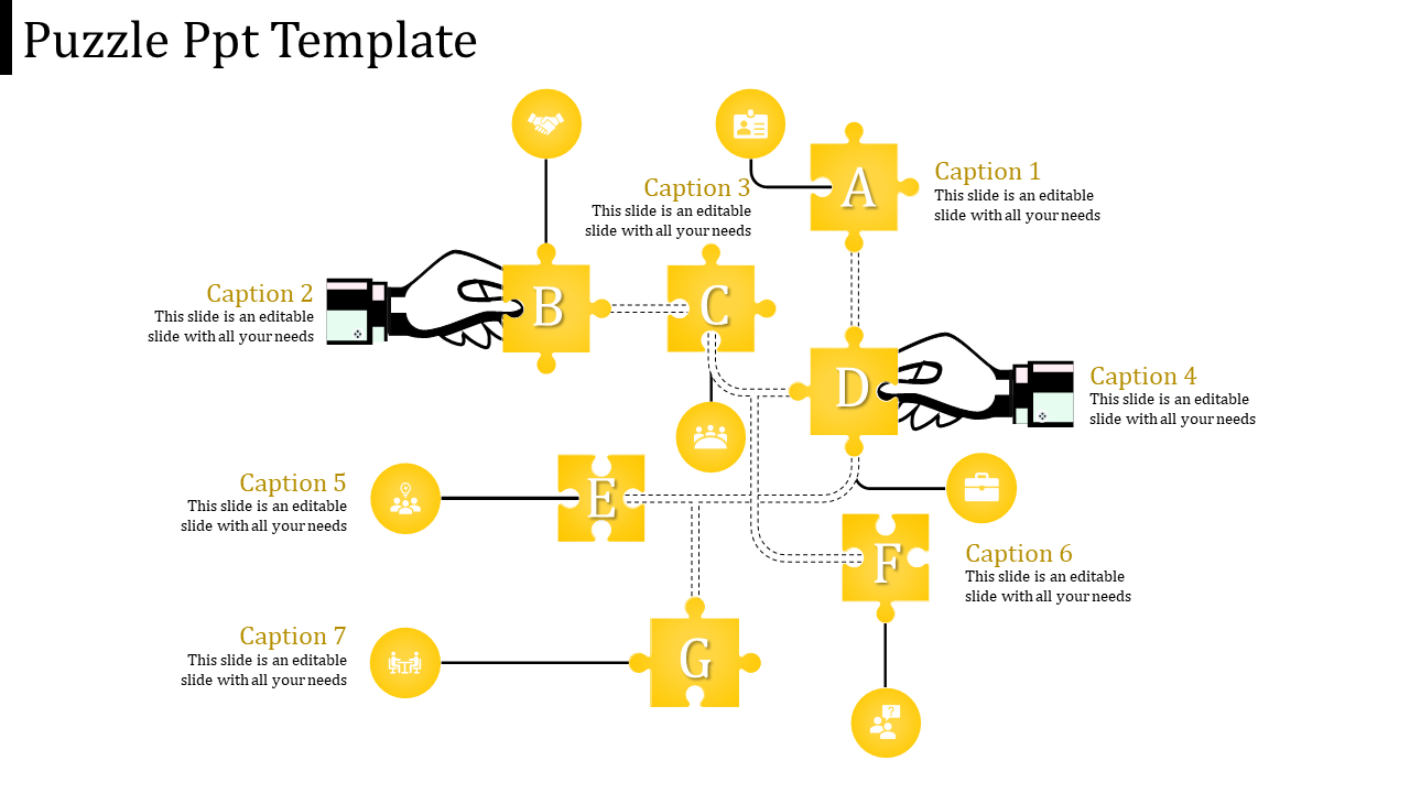 Puzzle PPT Template for Unique Visual Communication