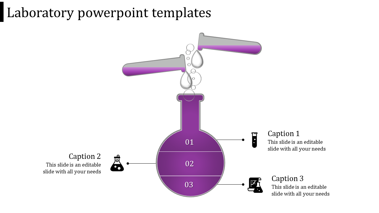 Laboratory PowerPoint Templates for Experiment Data