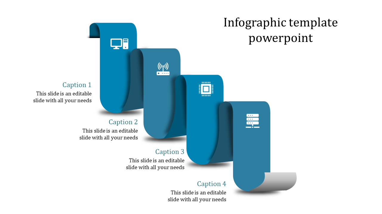 Infographic Template PowerPoint for Marketing Strategy