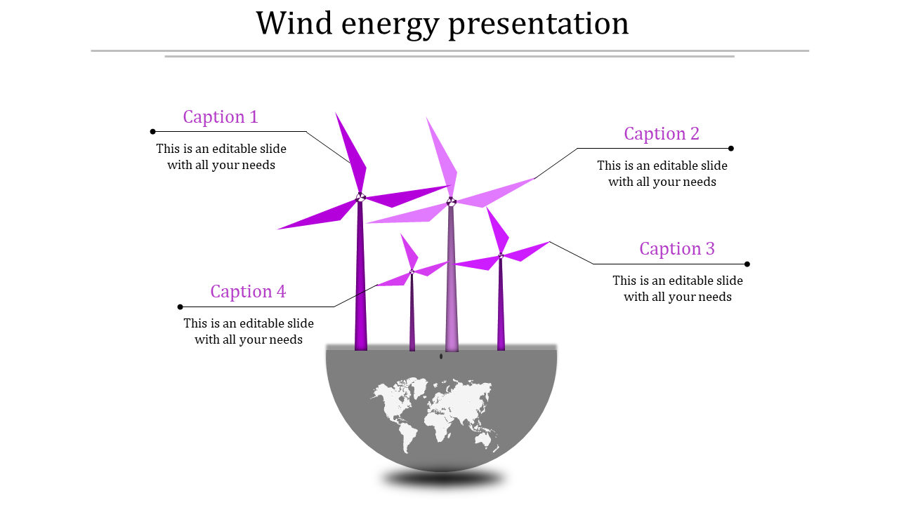 Astounding Wind Energy Presentation PPT Template Slides