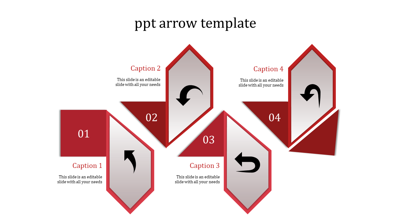 Stylish Arrow PowerPoint Template and Google Slides Themes