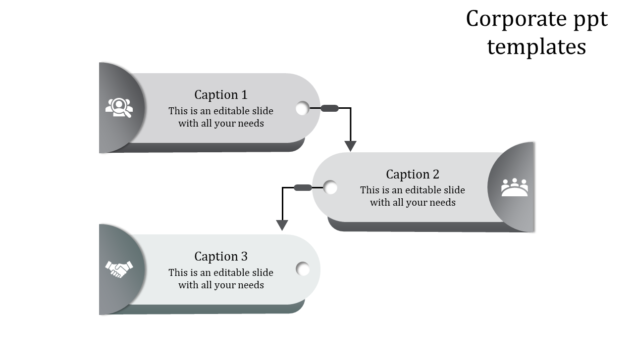 Affordable Corporate PPT Templates And Google Slides Design-3 Node