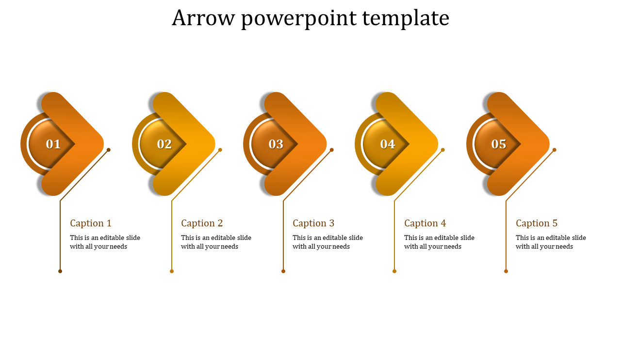 PPT And Google Slides Arrow Template Slide Designs