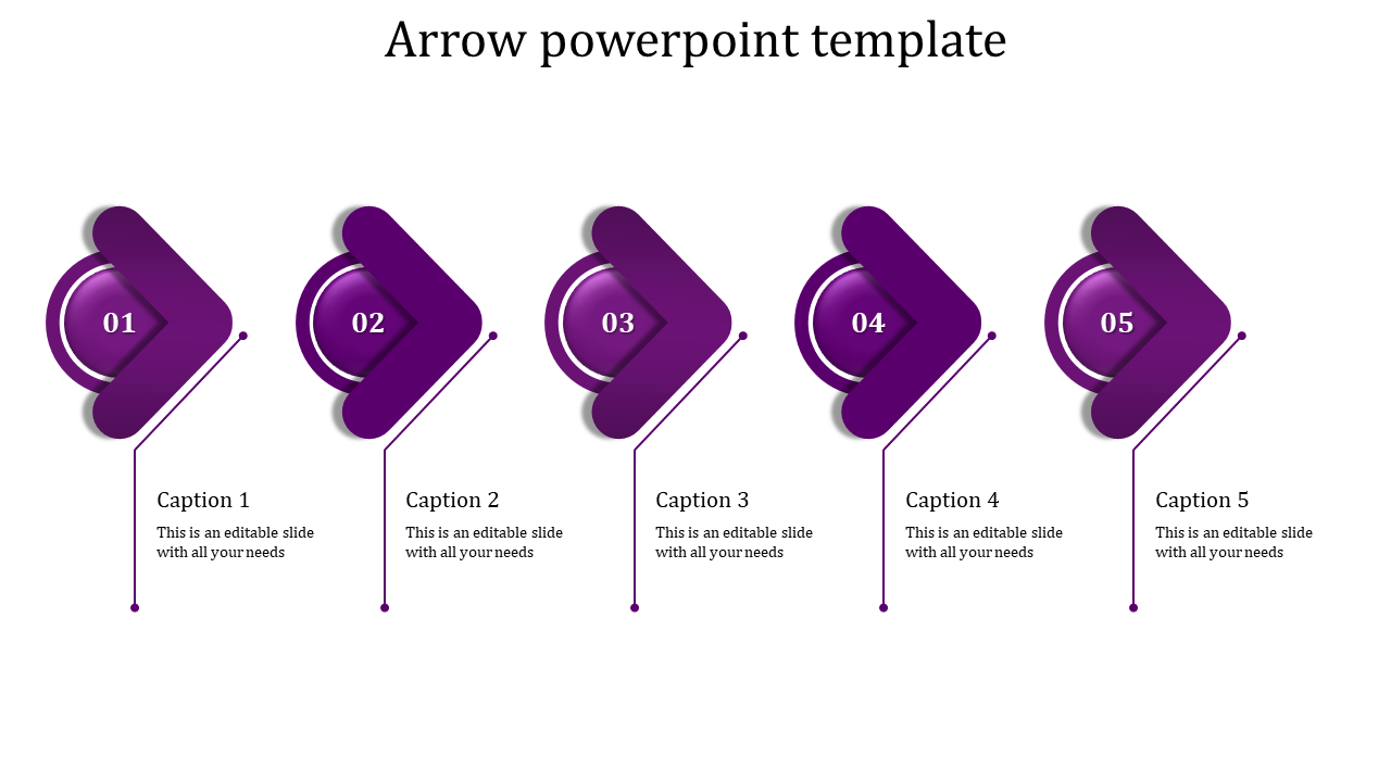 Our Predesigned PPT Arrow Template and Google Slides Themes