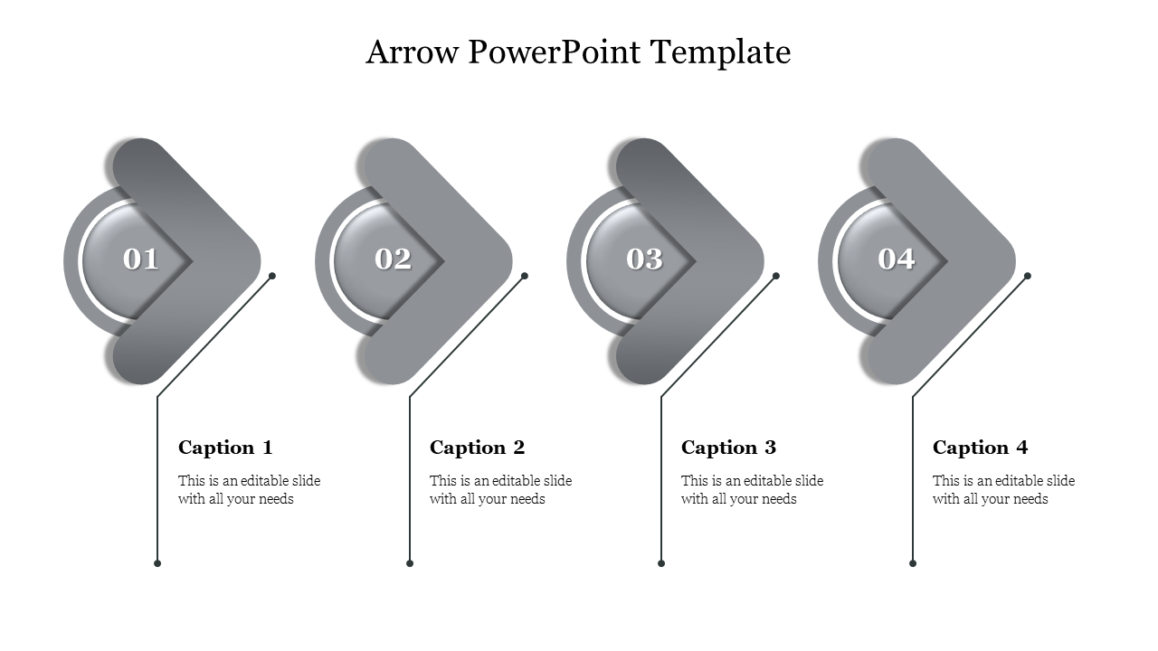 Arrow PowerPoint Presentation Template for Clear Direction