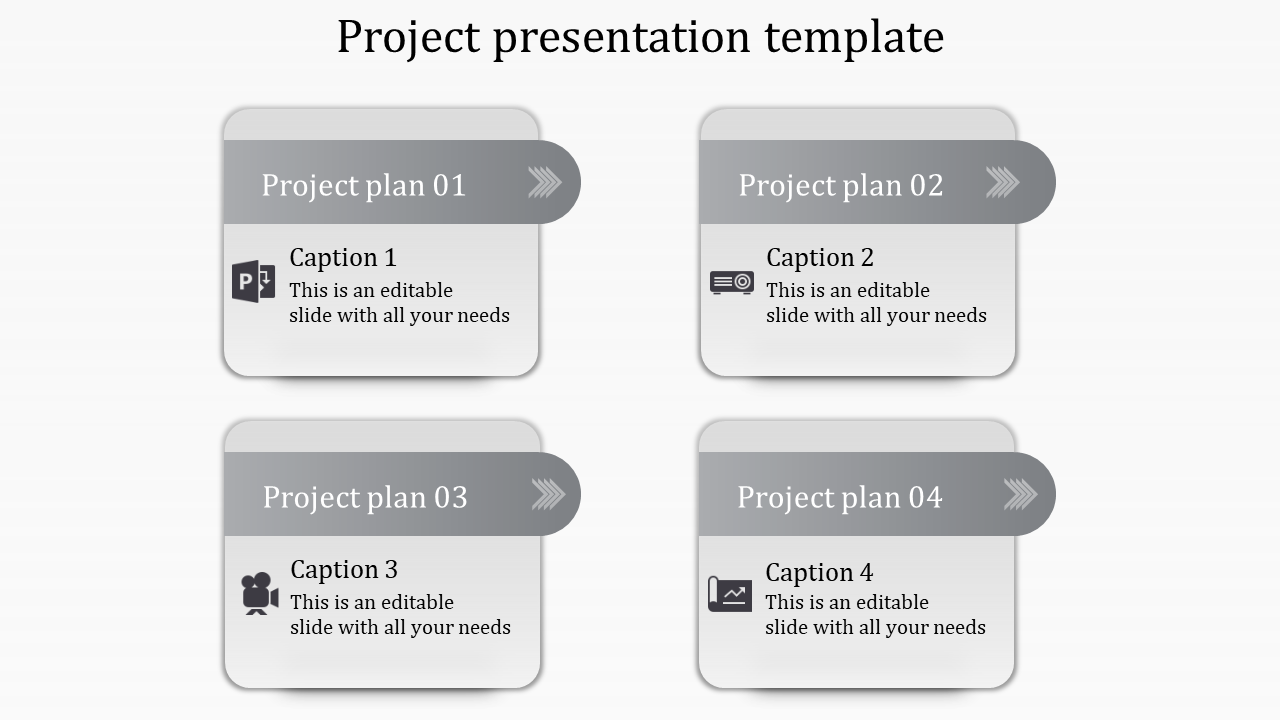 Structured Project Presentation Template and Google Slides Themes