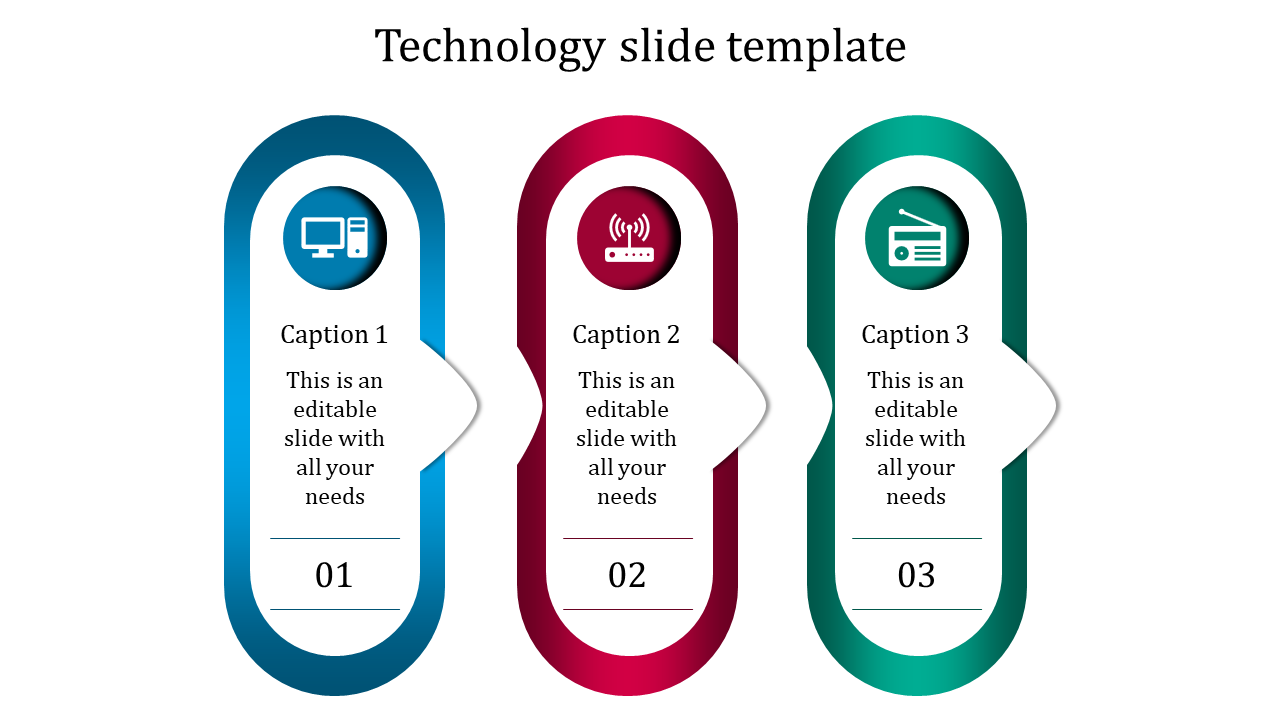 Stunning Technology Slide Template for Presentation