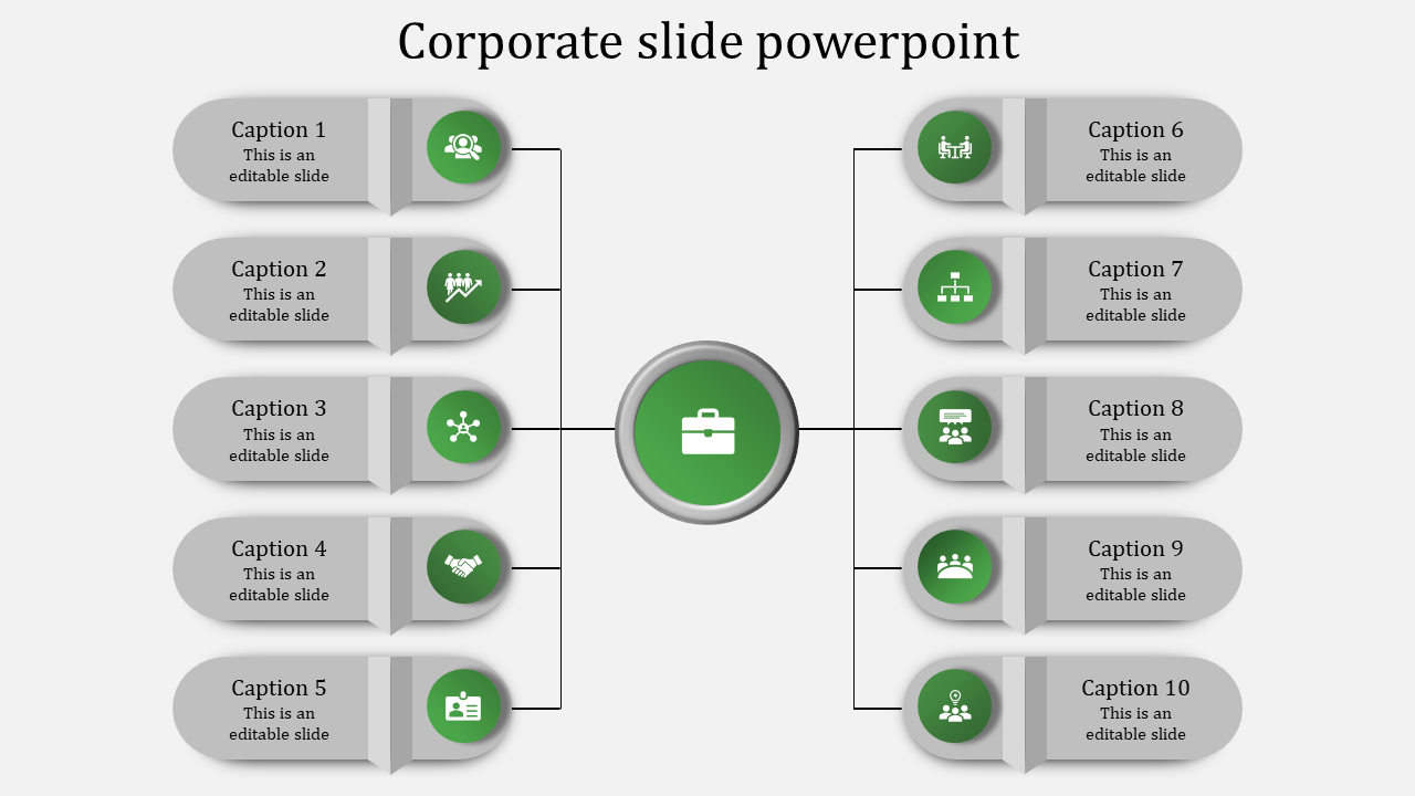  Corporate  PowerPoint Presentation with Process