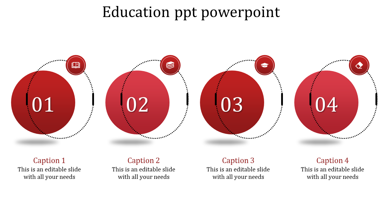 Education PowerPoint Template Slide Design