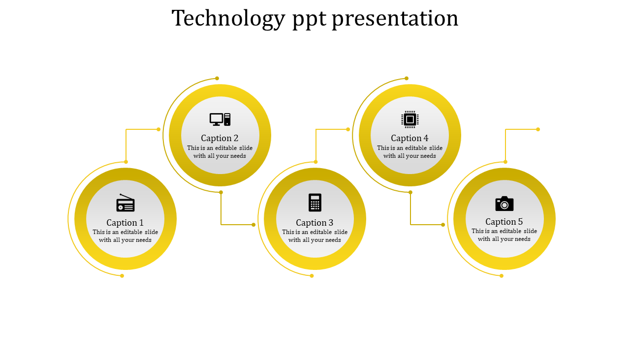 Technology PowerPoint Template for Professional Projects