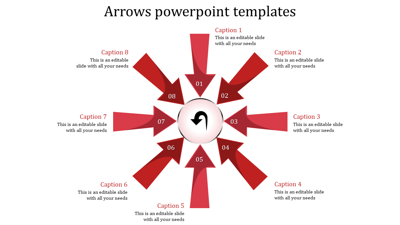 Professional Arrows PowerPoint Template and Google Slides