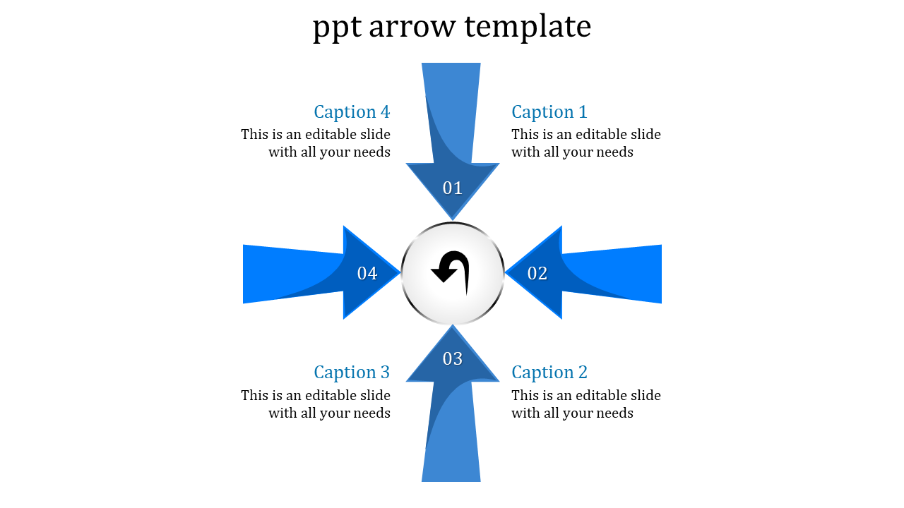 Impressive Arrows PPT And Google Slides Template