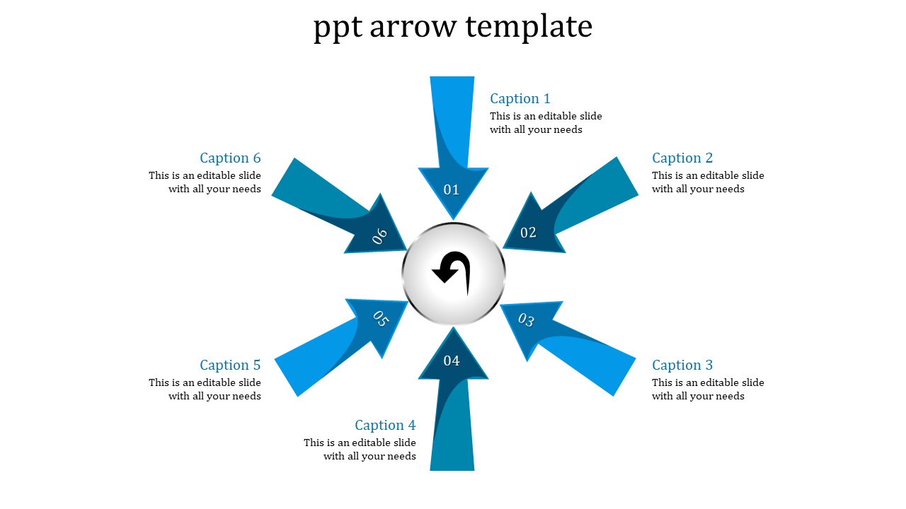 Effective Arrows PowerPoint Templates for Business Plans