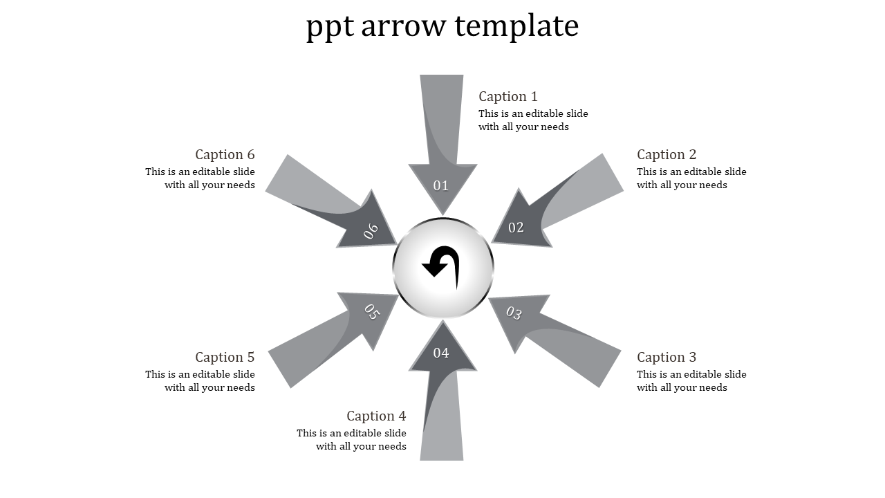 Awesome Arrows PowerPoint Template Slides Design 