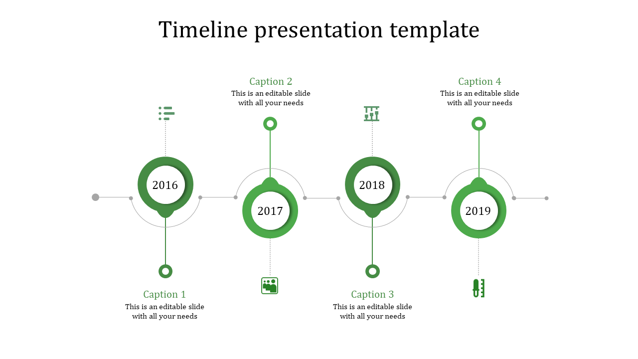 Comprehensive Timeline PPT Template for Project Milestones