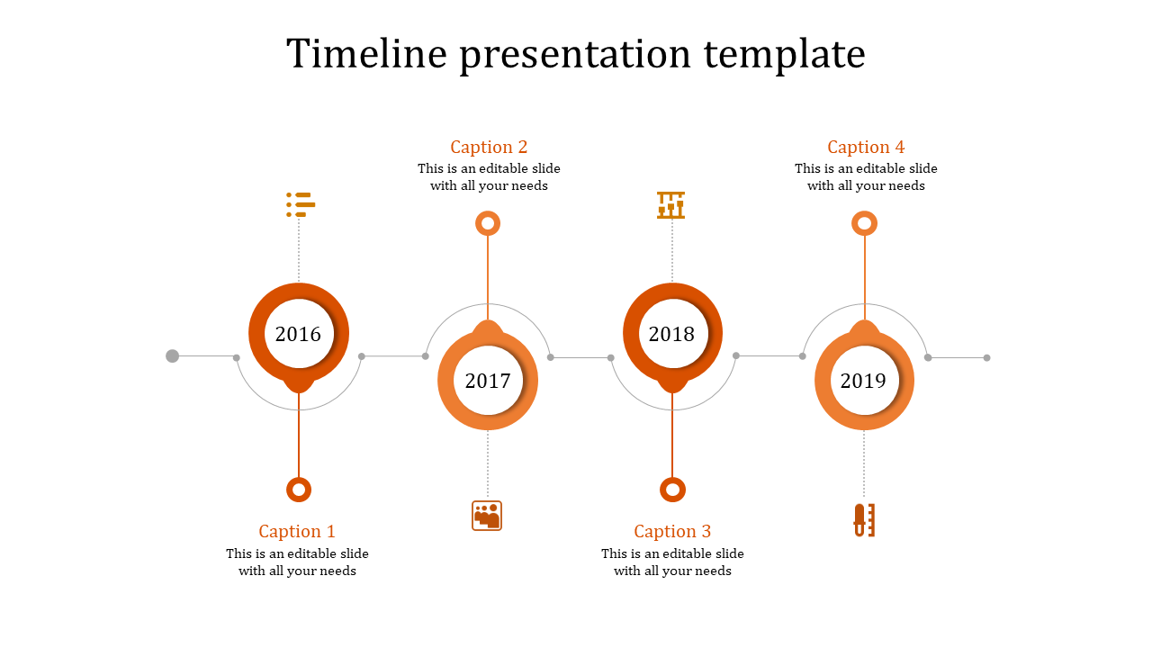 Versatile Timeline PPT Template for Presentation Success