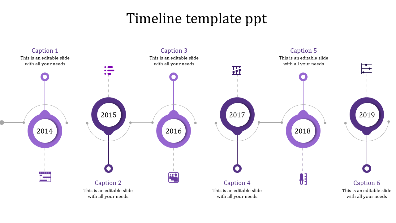 Get now Timeline PPT Template and Google Slides Themes