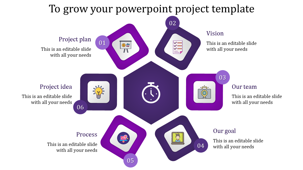 Attractive Project Presentation Template and Google Slides