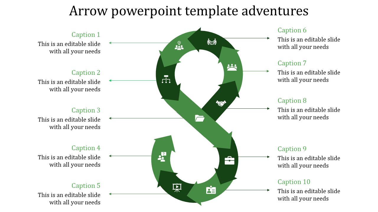 Editable Arrows PowerPoint Templates for Clear Communication