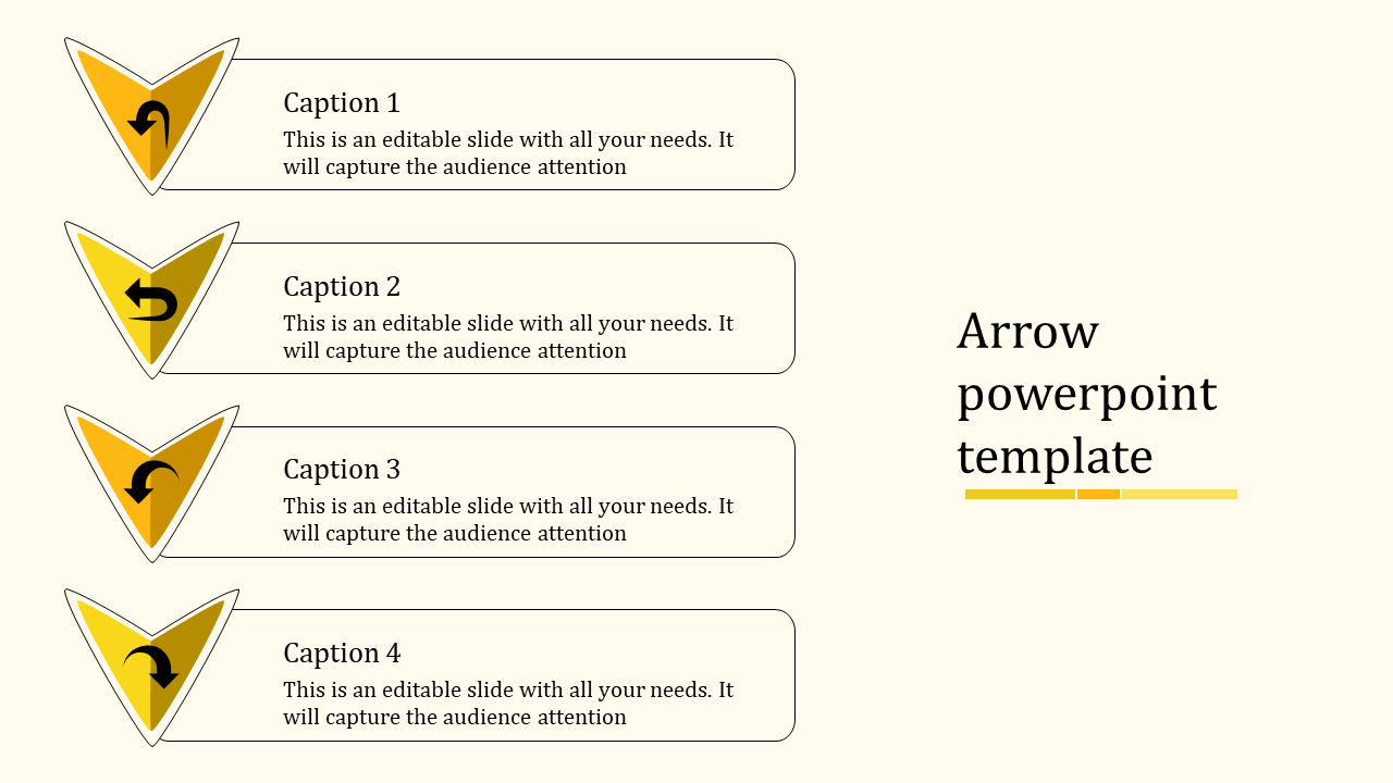 Effective Arrow PowerPoint Template for Clear Communication