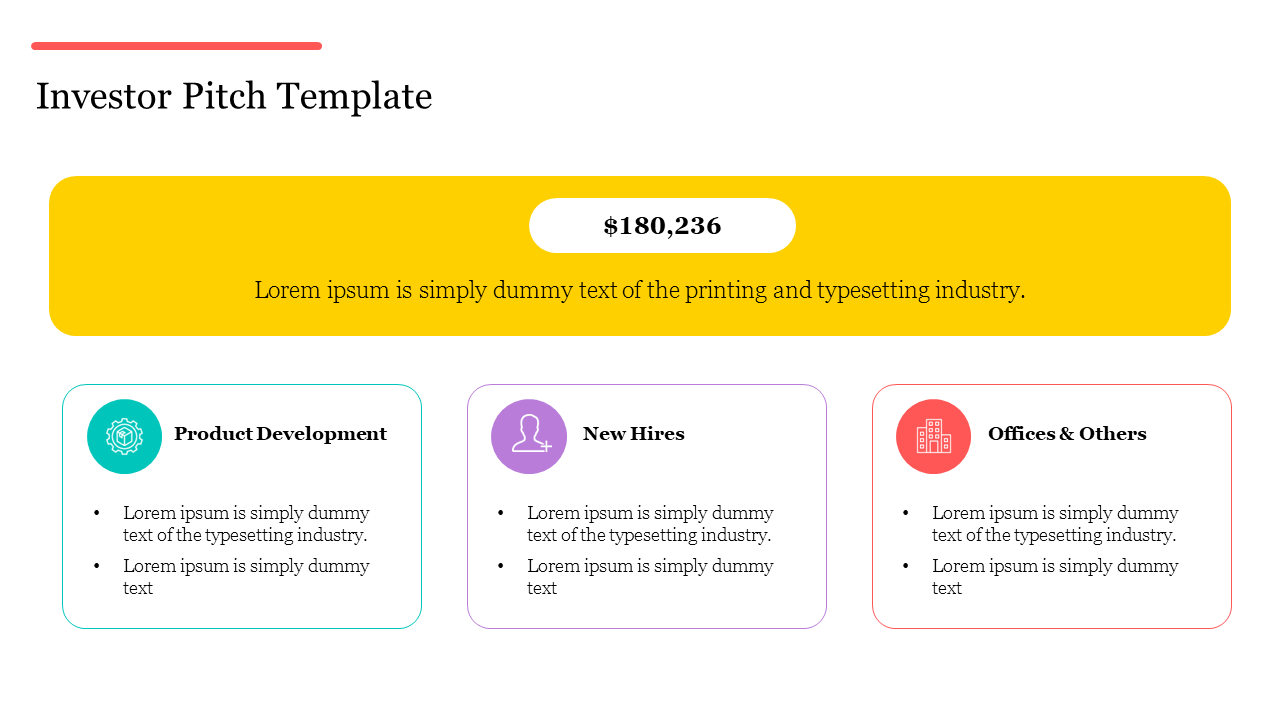 Investor Pitch Template For PPT And Google Slides