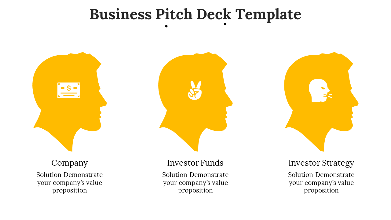 Simple Business Pitch Deck Template PPT Presentation