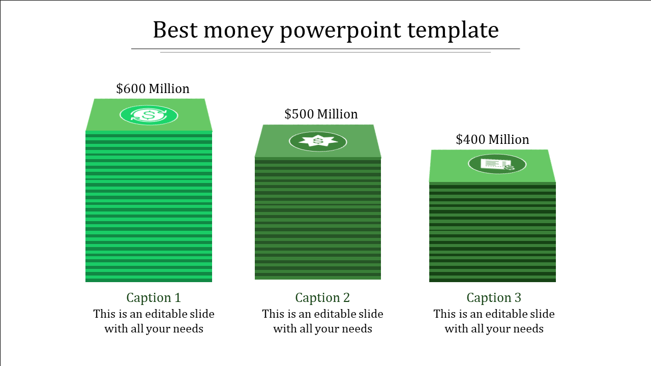 Our Predesigned Money PowerPoint Template Presentation