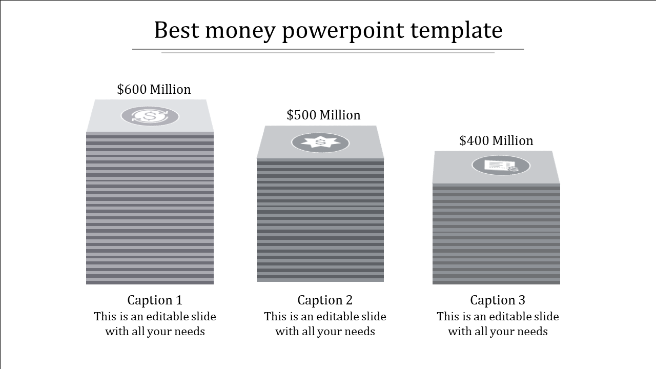 Best Money PowerPoint Presentation Template Design