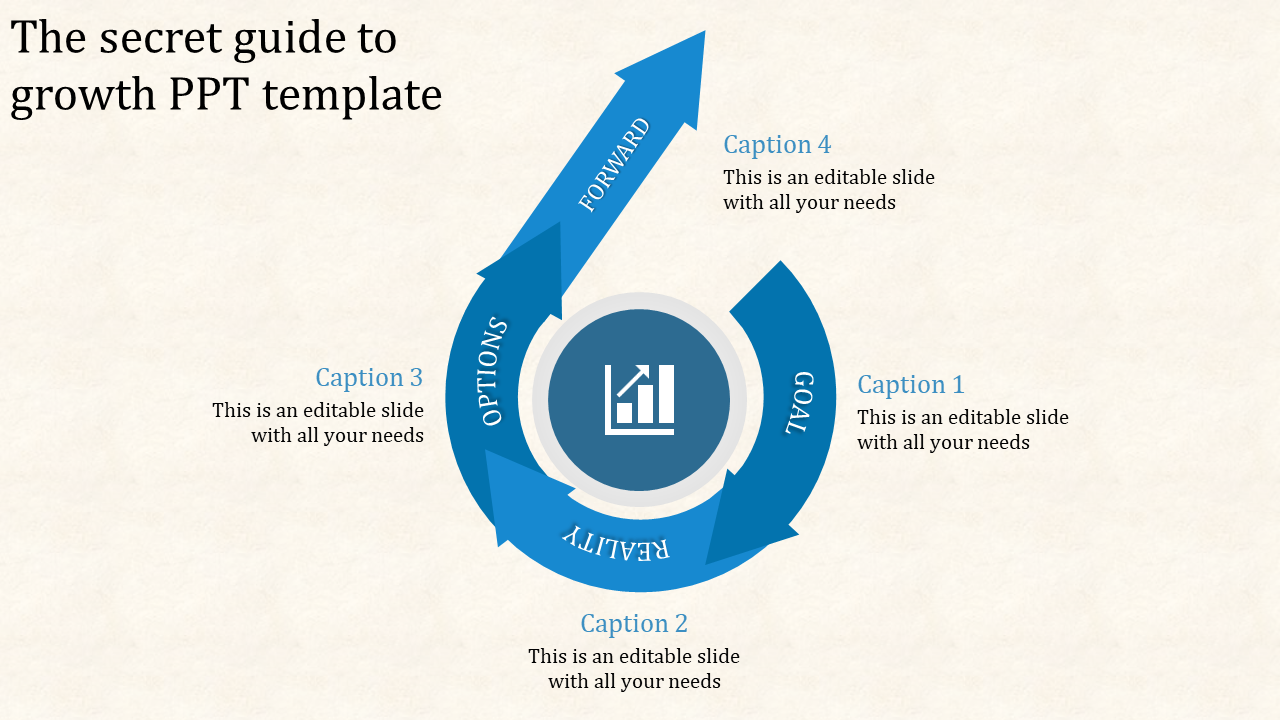 Attractive Growth PPT Template for Strategic Development