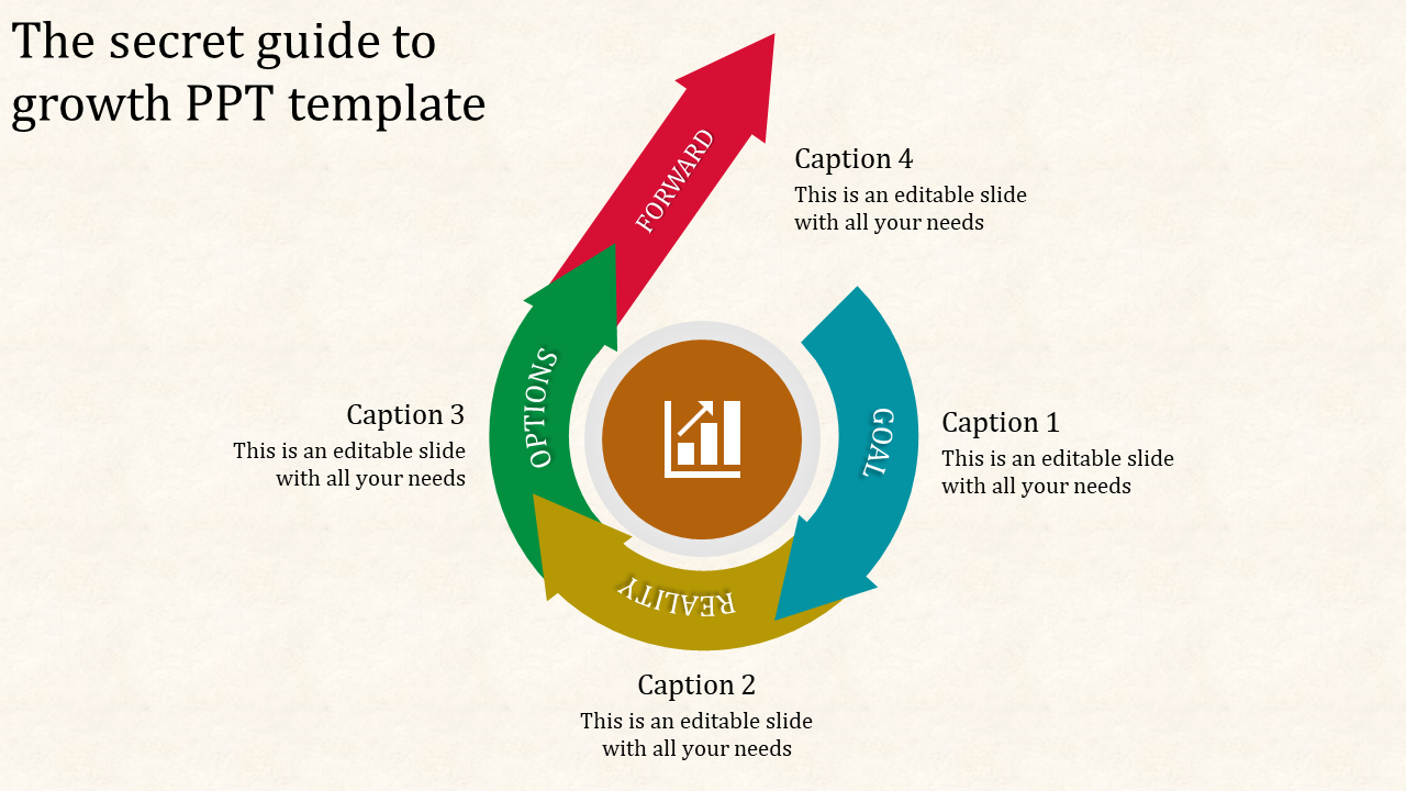 Unique Growth PPT Template And Google Slides Themes 