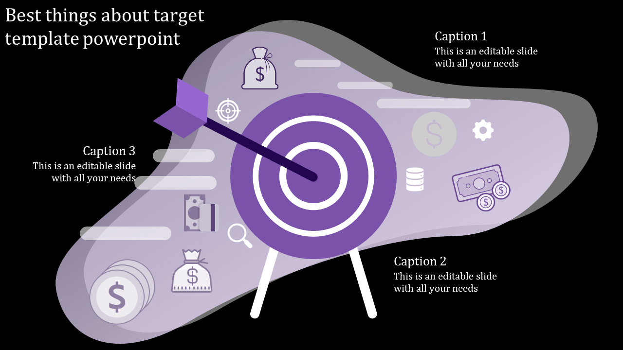 Professional Target Template PPT for Strategic Planning