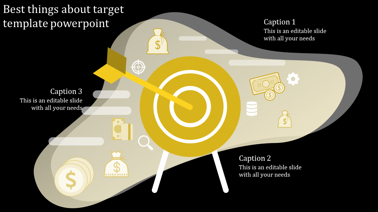 Awesome Target Template PowerPoint Presentation Slide