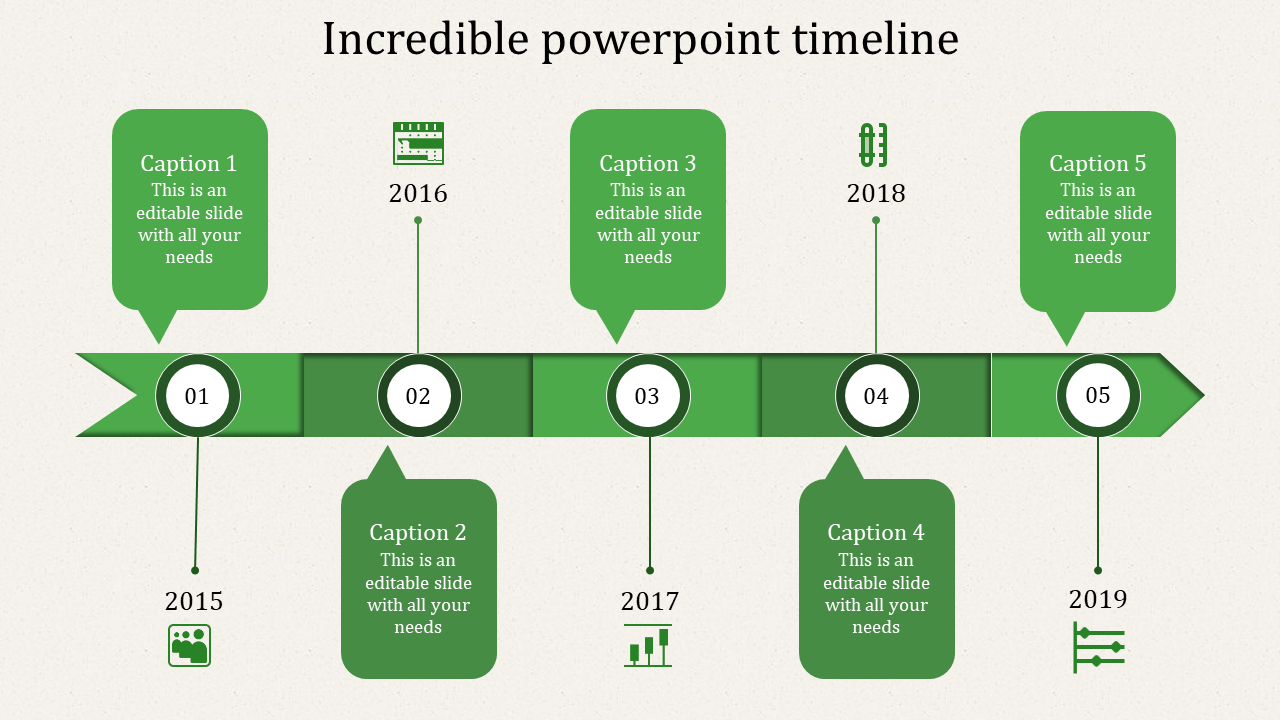 Timeline PowerPoint Slide Template for Effective Planning