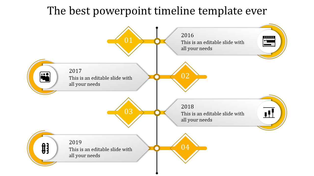 Best Timeline PowerPoint Template and Google Slides Theme