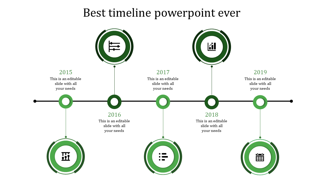 Detailed PowerPoint Timeline for Project Development