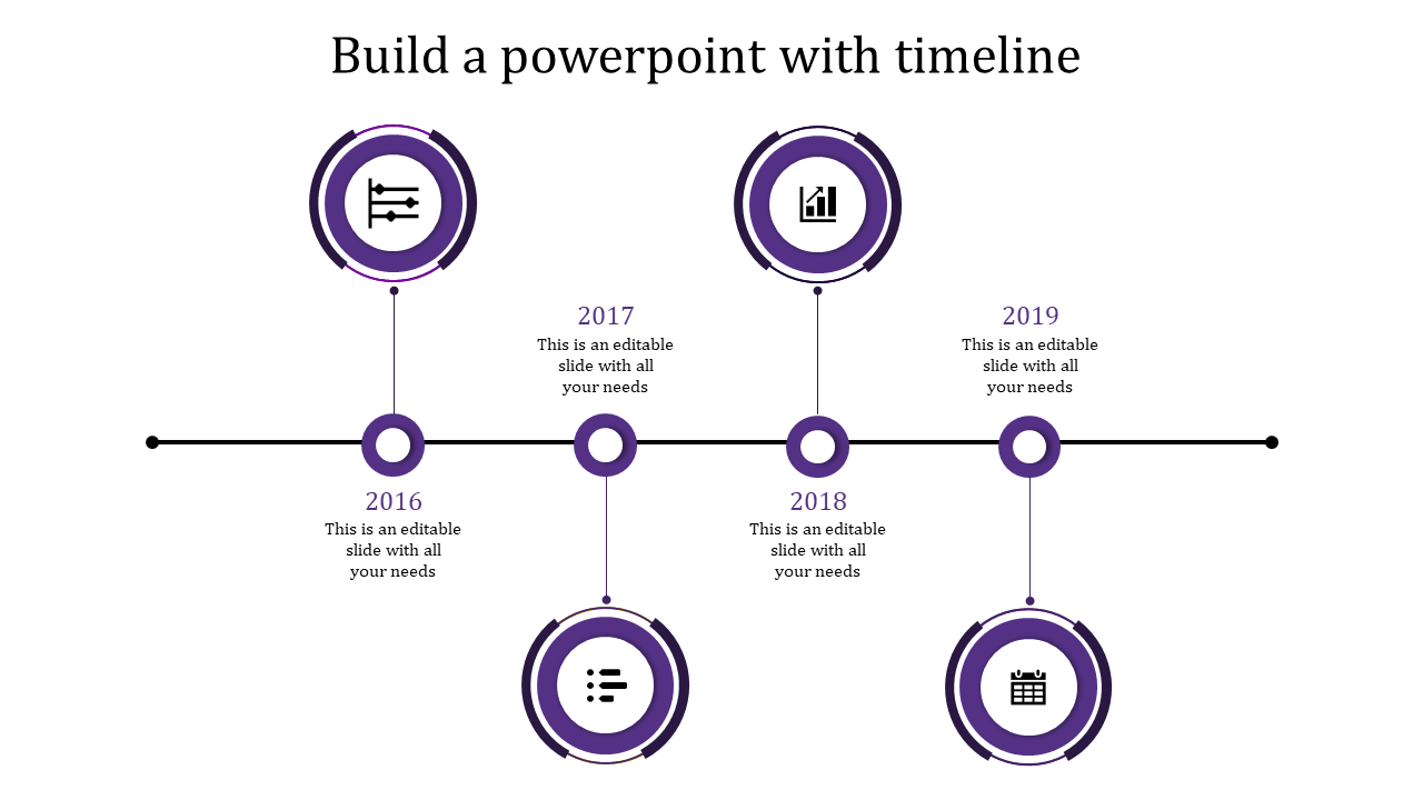 Dynamic PowerPoint Timeline for Strategic Planning