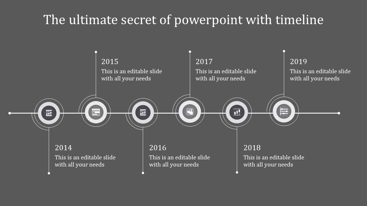 Versatile PowerPoint Template With Timeline Feature