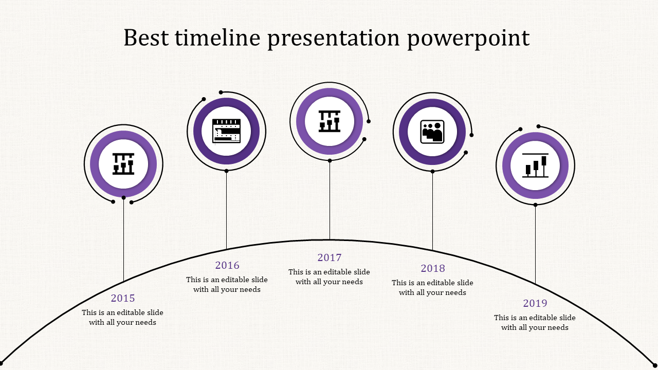 Timeline Slide Template for Effective Presentations