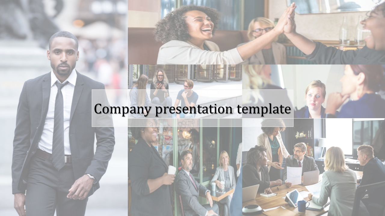 Portfolio Company Presentation Template PPT Slide