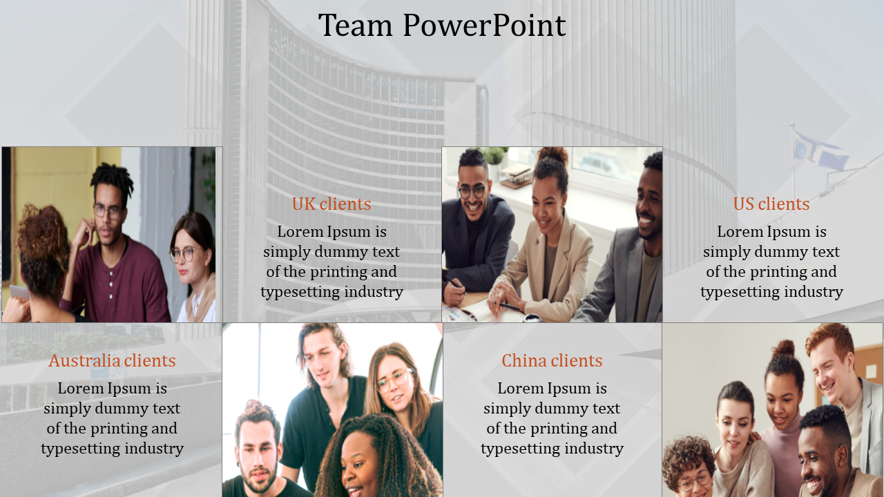 Team PowerPoint Template and Google Slides Themes