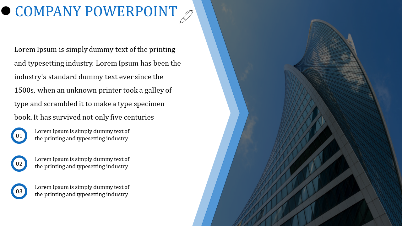 Best Company PowerPoint Template for Corporate Presentations