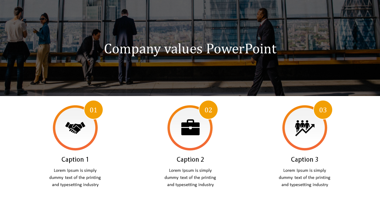 Impressive Company PPT Template and Google Slides Themes