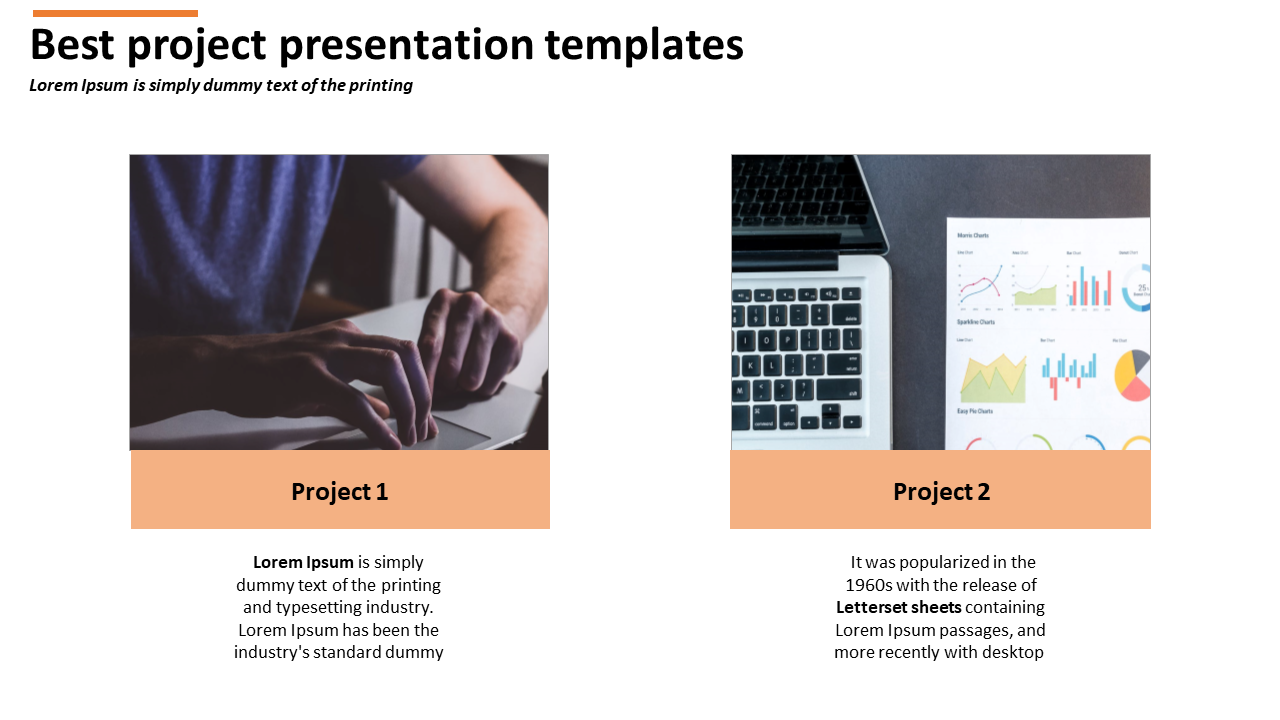 Portfolio Presentation PowerPoint for Detailed Projects