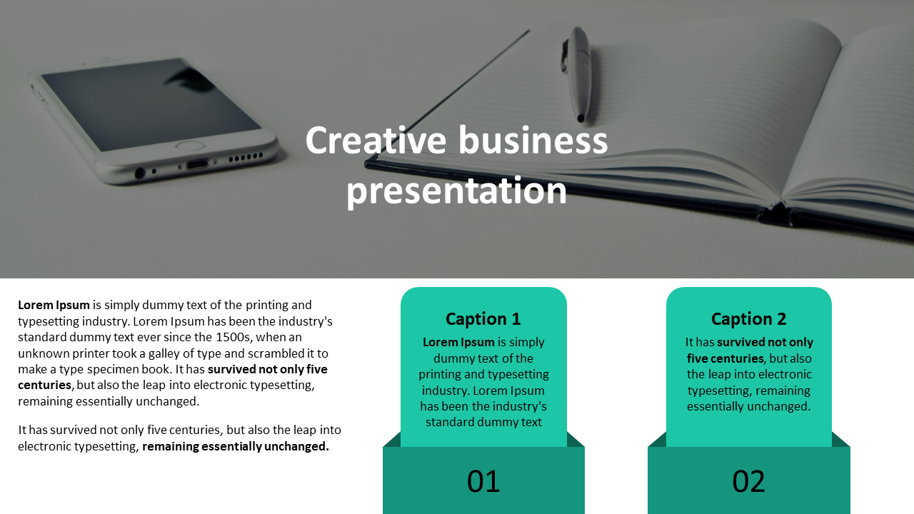 Creative Business Presentation Template Designs