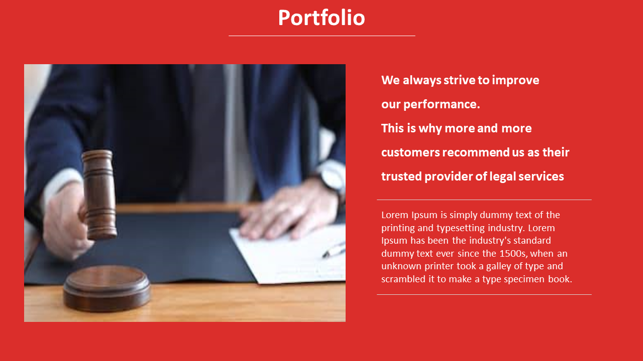 Portfolio PPT Template and Google Slide Themes